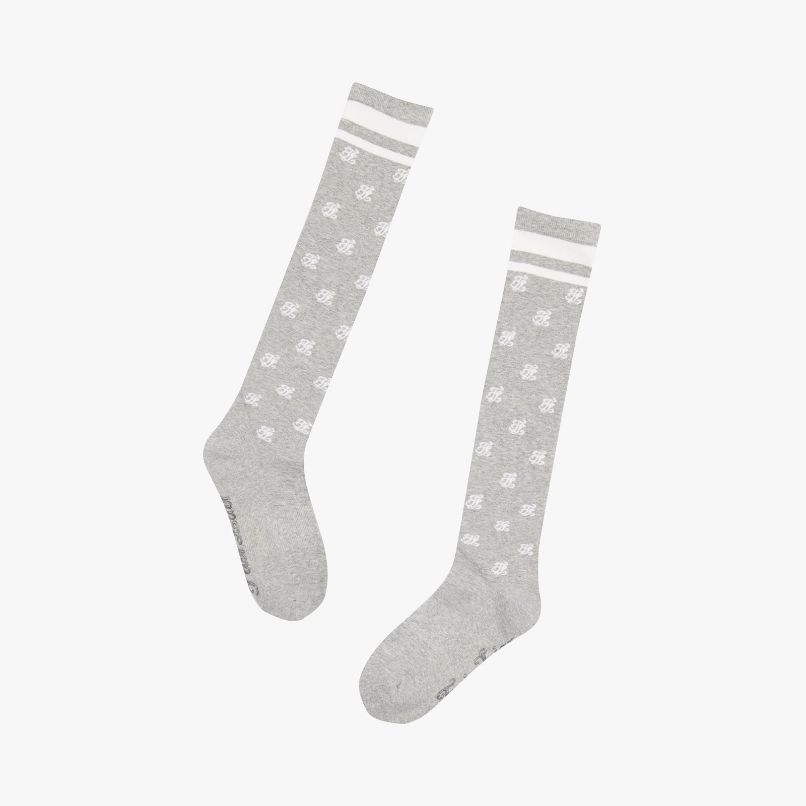 FAIRLIAR LOGO PATTERN KNEE-HIGH SOCKS