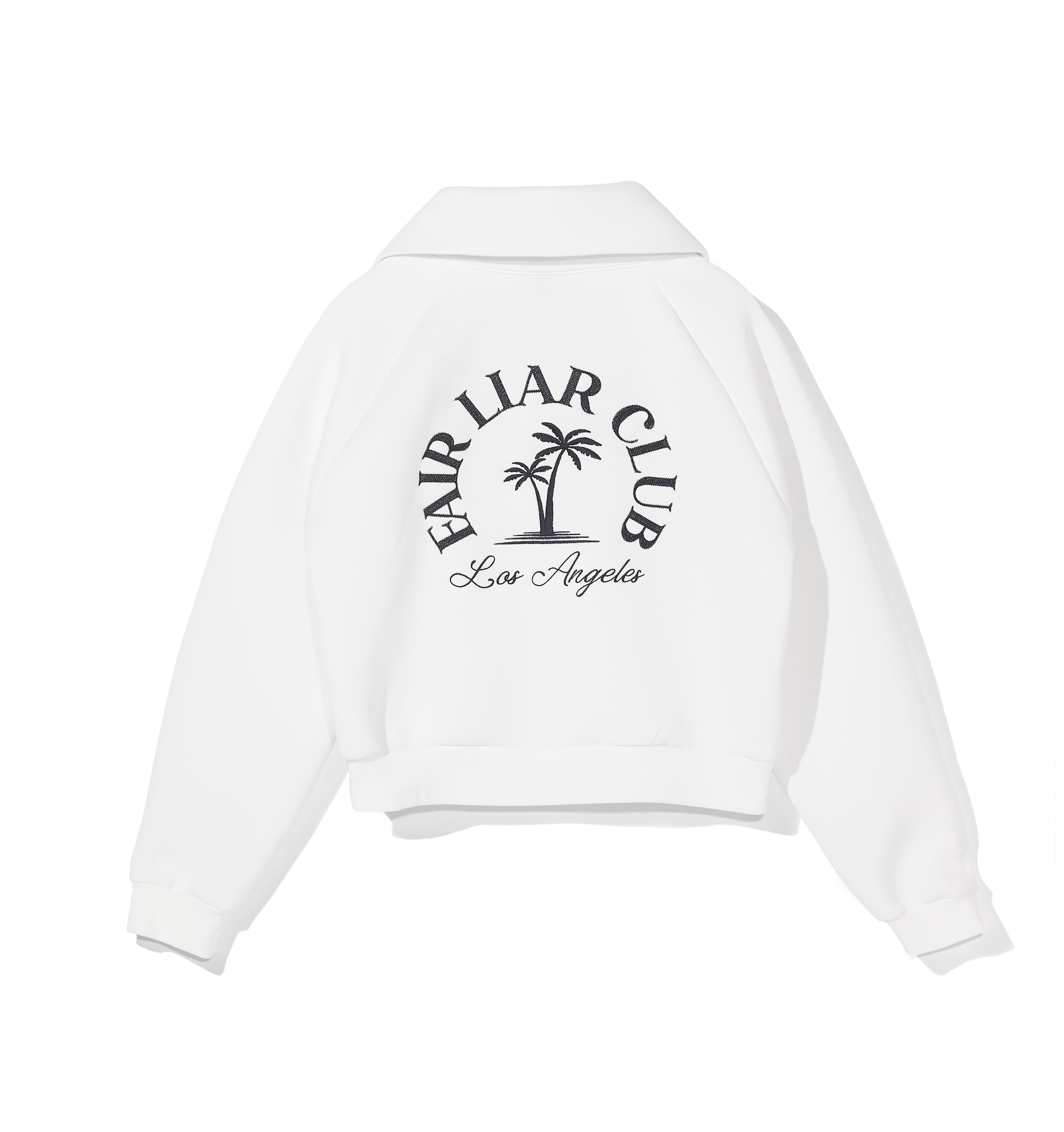 [FLC] PALM TREE QUARTER ZIP PULLOVER