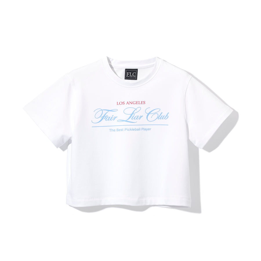 [FLC] FAIRLIAR CLUB CROPPED T-SHIRT