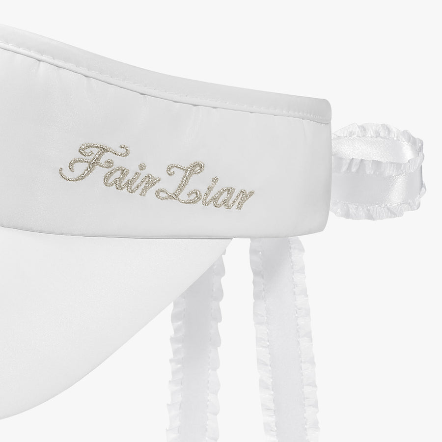 CRYSTAL LOGO RIBBON VISOR