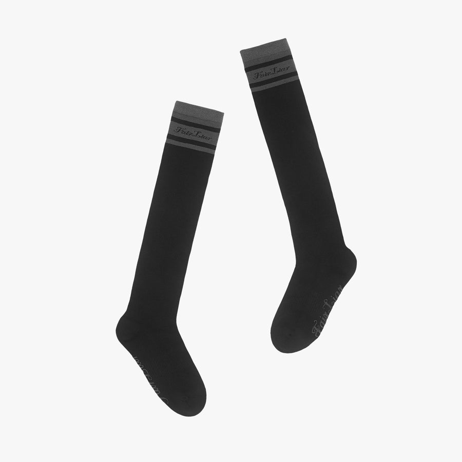 LOGO JACQUARD KNEE SOCKS