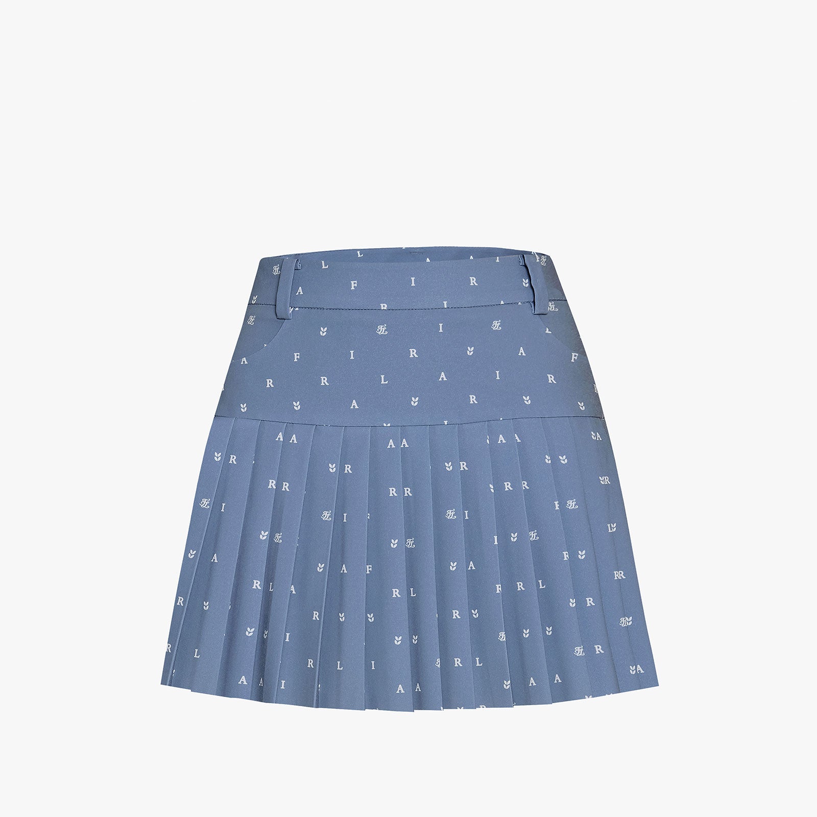 PATTERN PLEATED SKIRT