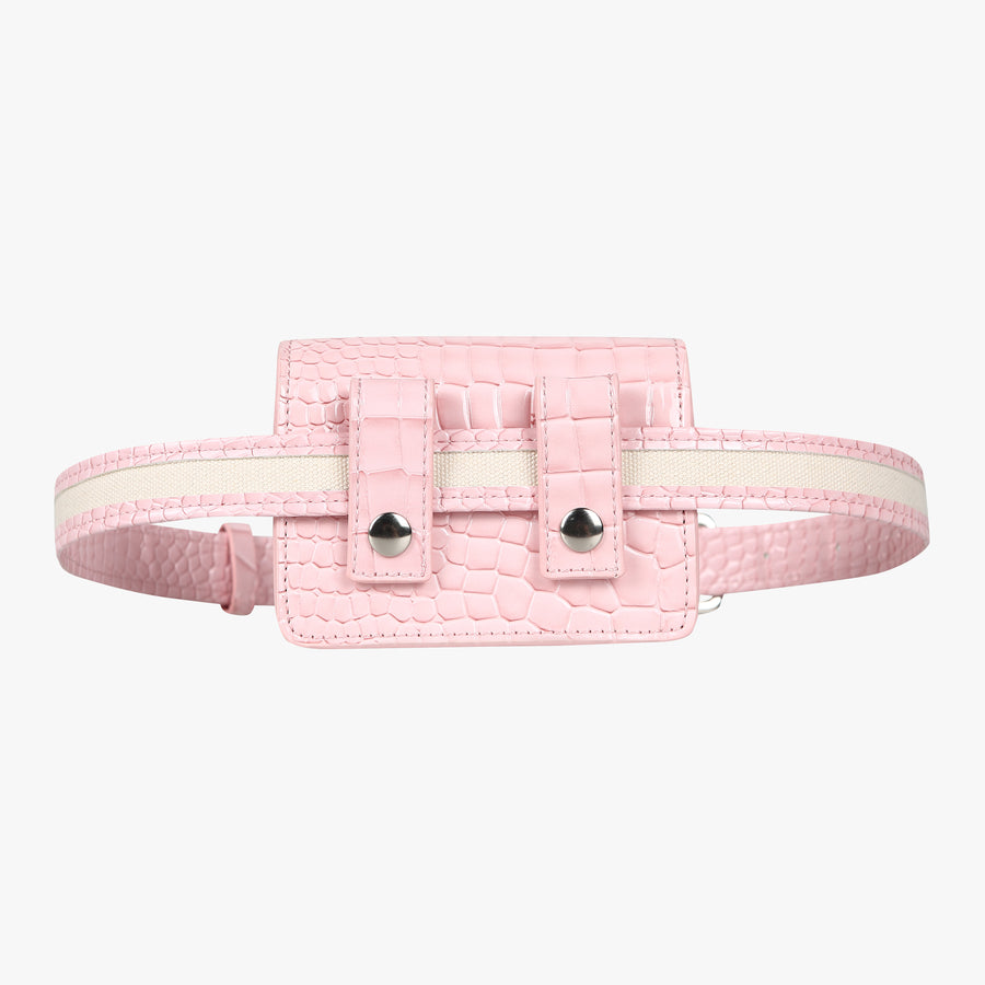 CROC BELT-SET BAG