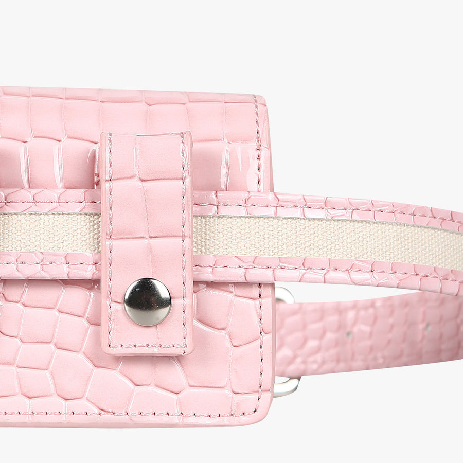 CROC BELT-SET BAG