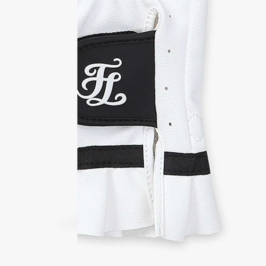 FRILL CRYSTAL LOGO GLOVES