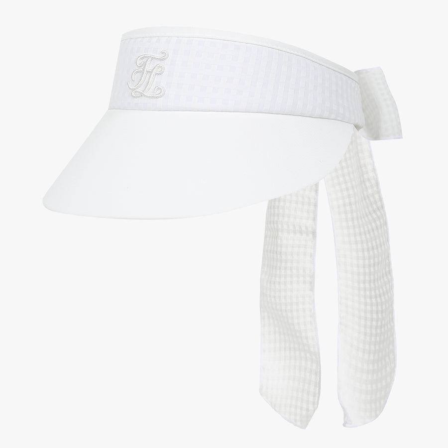 GINGHAM CHECK VISOR