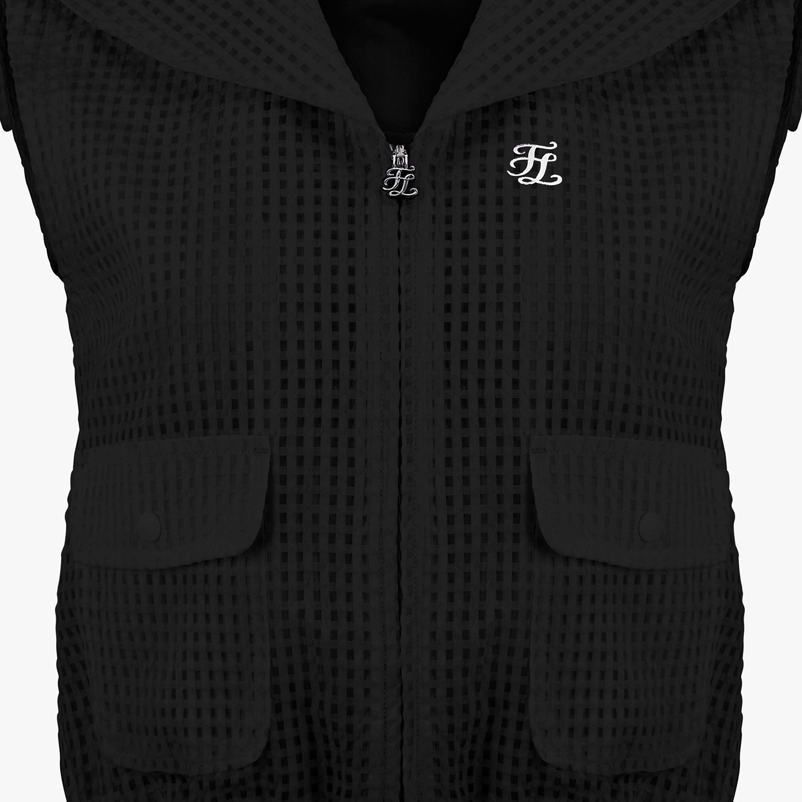 SAILOR COLLAR MESH VEST