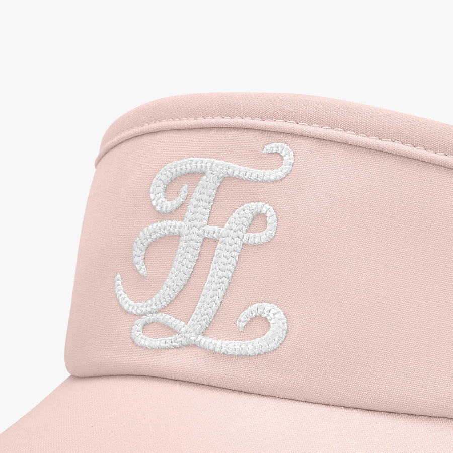 CHAIN LOGO EMBROIDERED VISOR