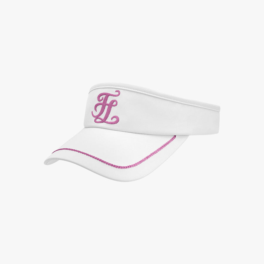 CHAIN LOGO EMBROIDERED VISOR