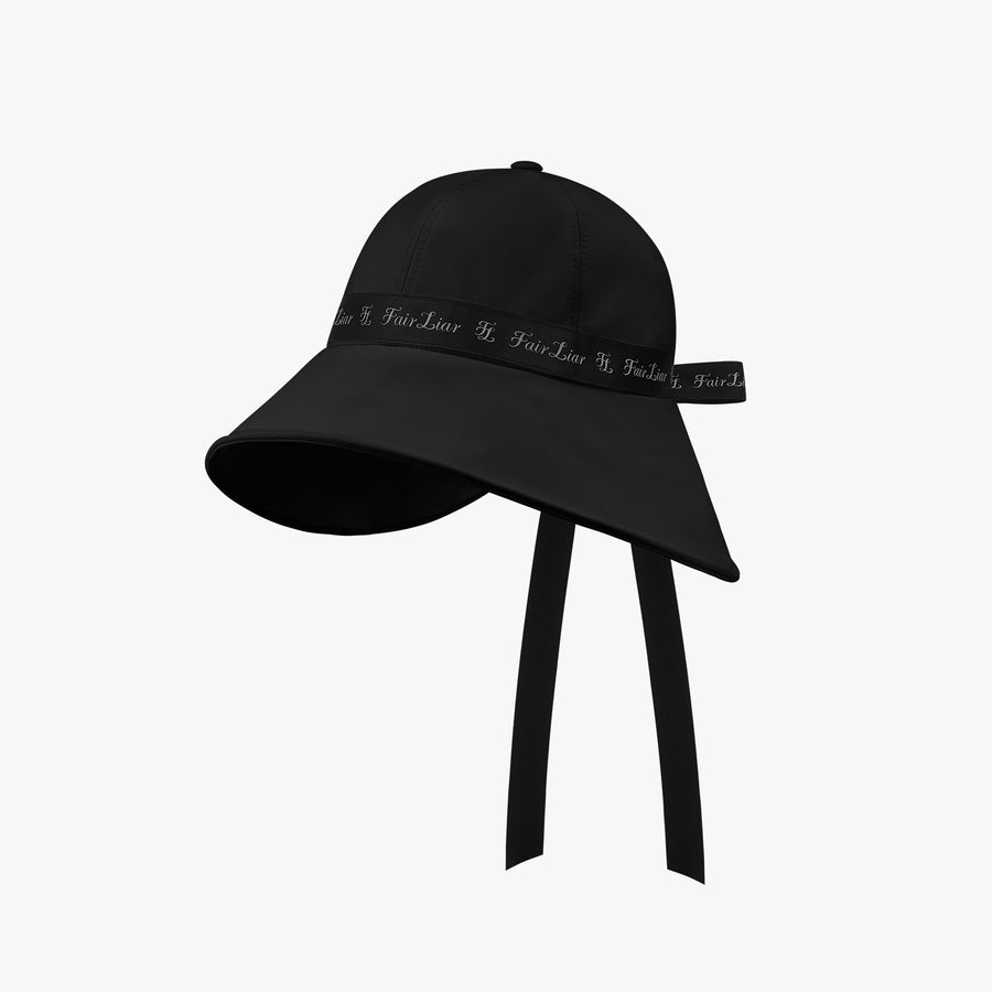 LOGO TAPE WIDE BUCKET HAT