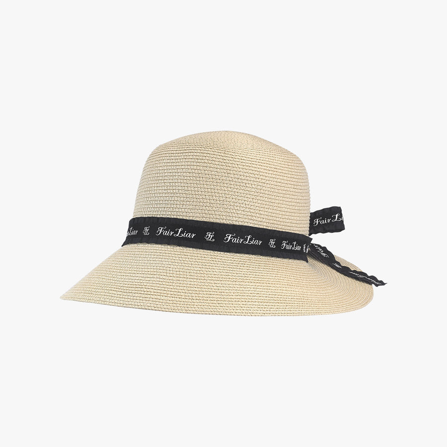 RAFFIA WIDE HAT