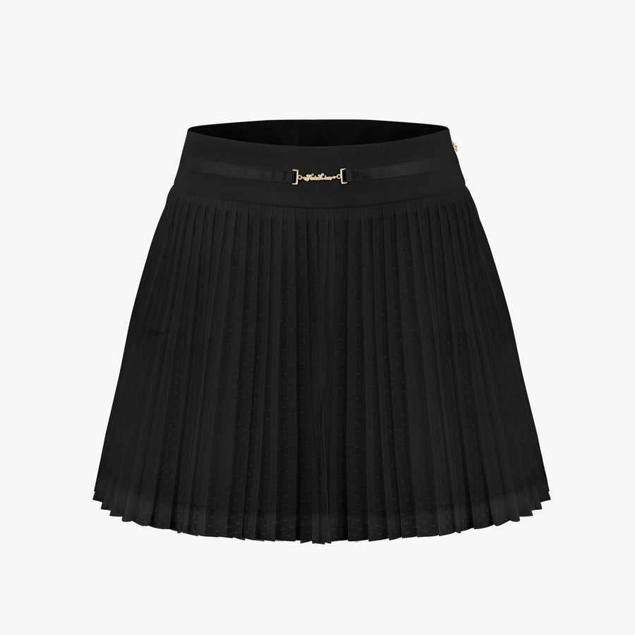 DOT SHA PLEATED SKIRT