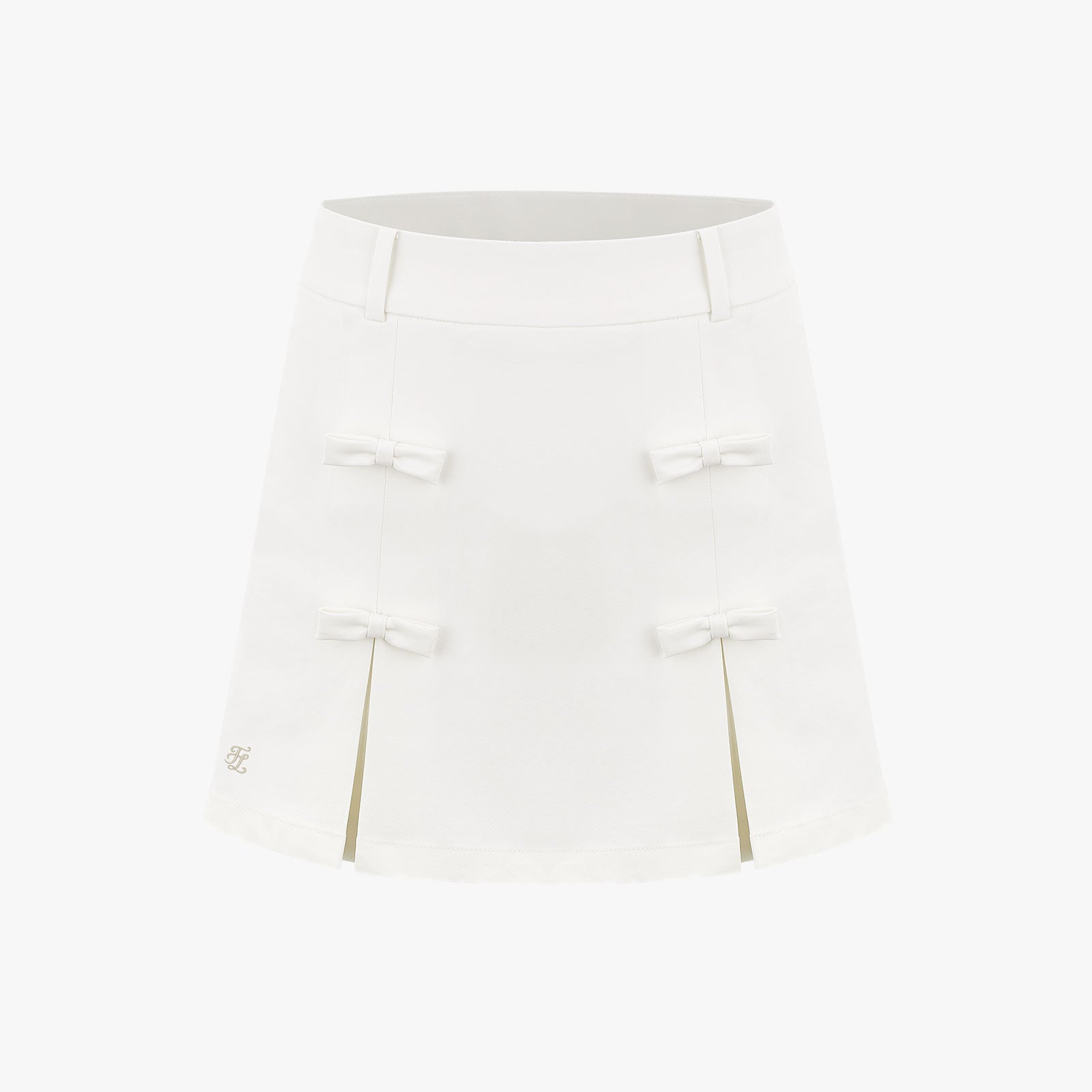 RIBBON DETAIL A-LINE SKIRT