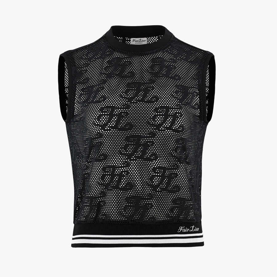 LOGO MESH VEST