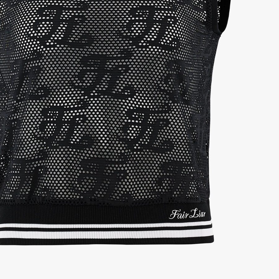 LOGO MESH VEST