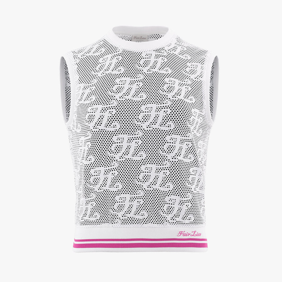 LOGO MESH VEST