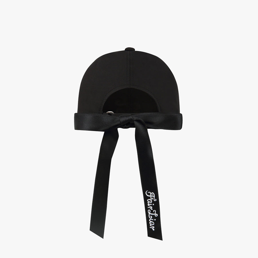 CHAIN LOGO RIBBON CAP