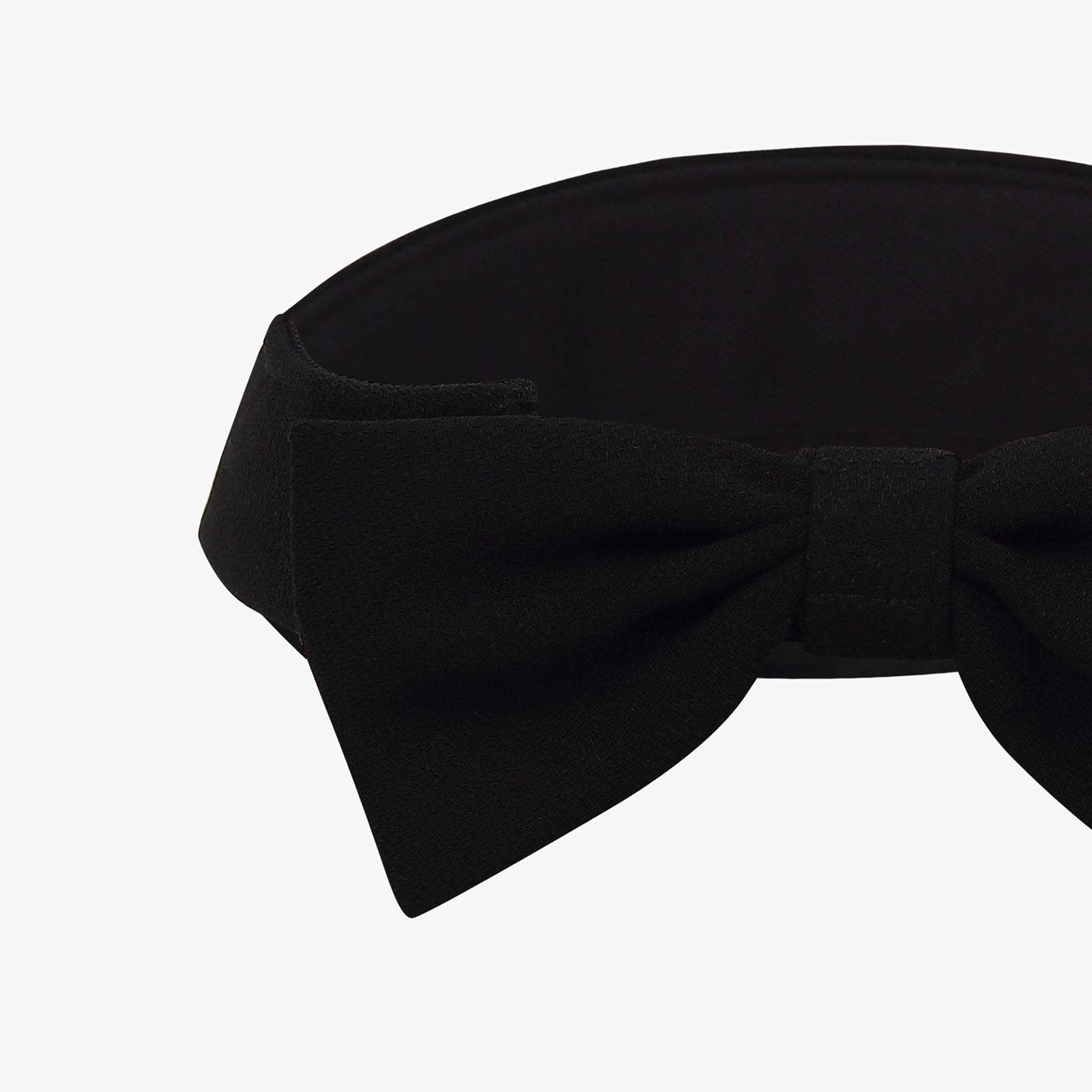 LOGO RIBBON WIDE BRIM VISOR