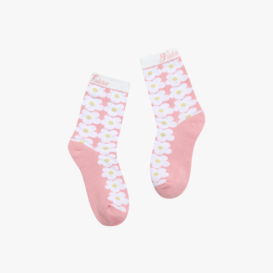 FLOWER ANKLE SOCKS