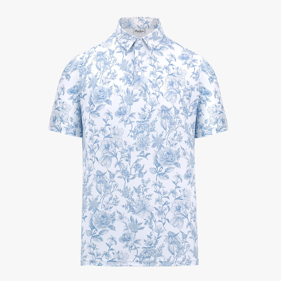 MEN'S FLOWER SHORT-SLEEVED T-SHIRT