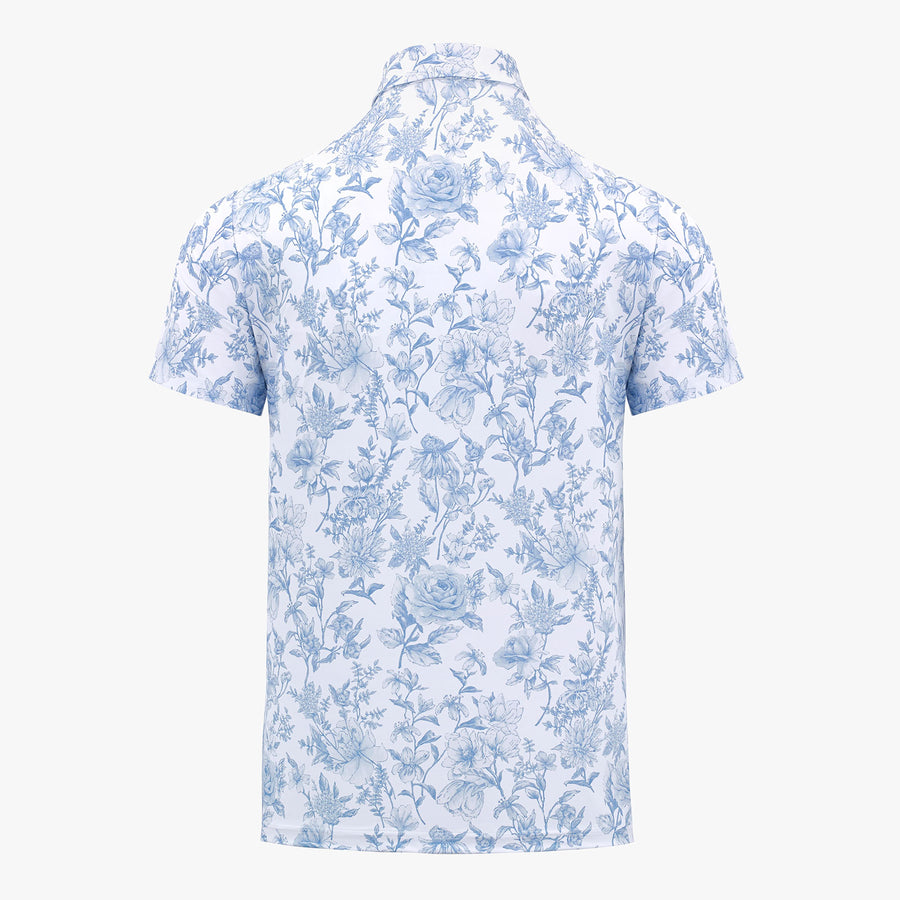 MEN'S FLOWER SHORT-SLEEVED T-SHIRT