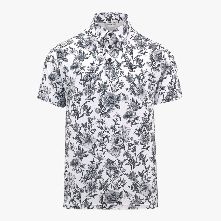 MEN'S FLOWER SHORT-SLEEVED T-SHIRT