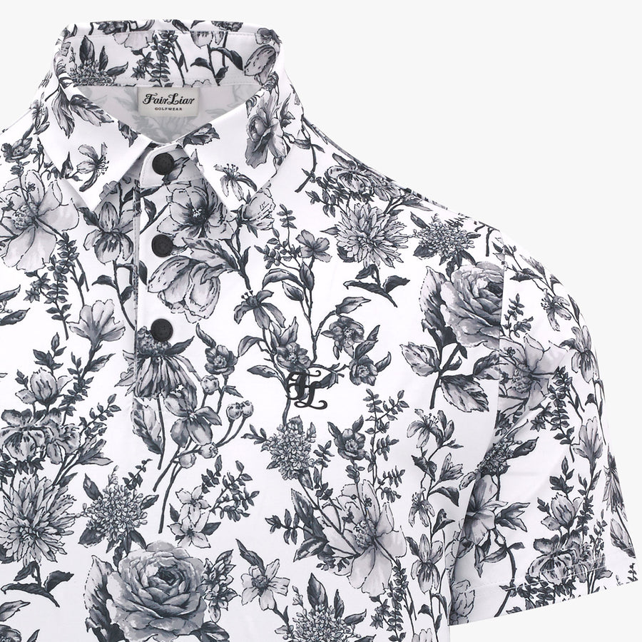 MEN'S FLOWER SHORT-SLEEVED T-SHIRT