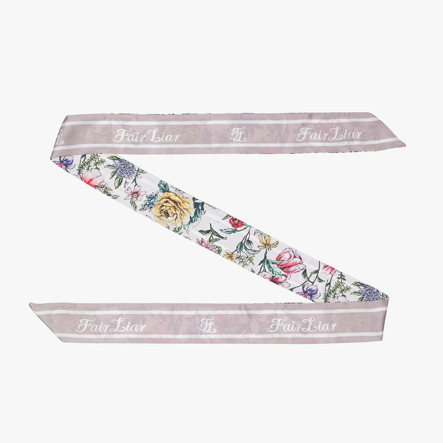 FLOWER SCARF SET T-SHIRT