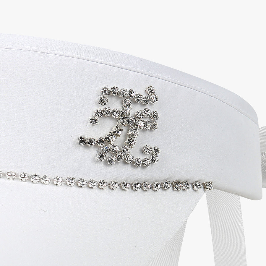 CRYSTAL CHAIN VISOR