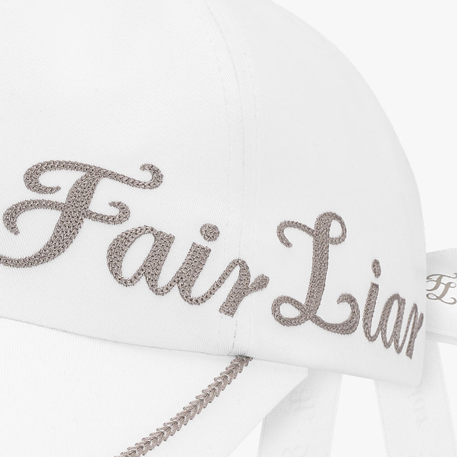 LOGO EMBROIDERY RIBBON CAP