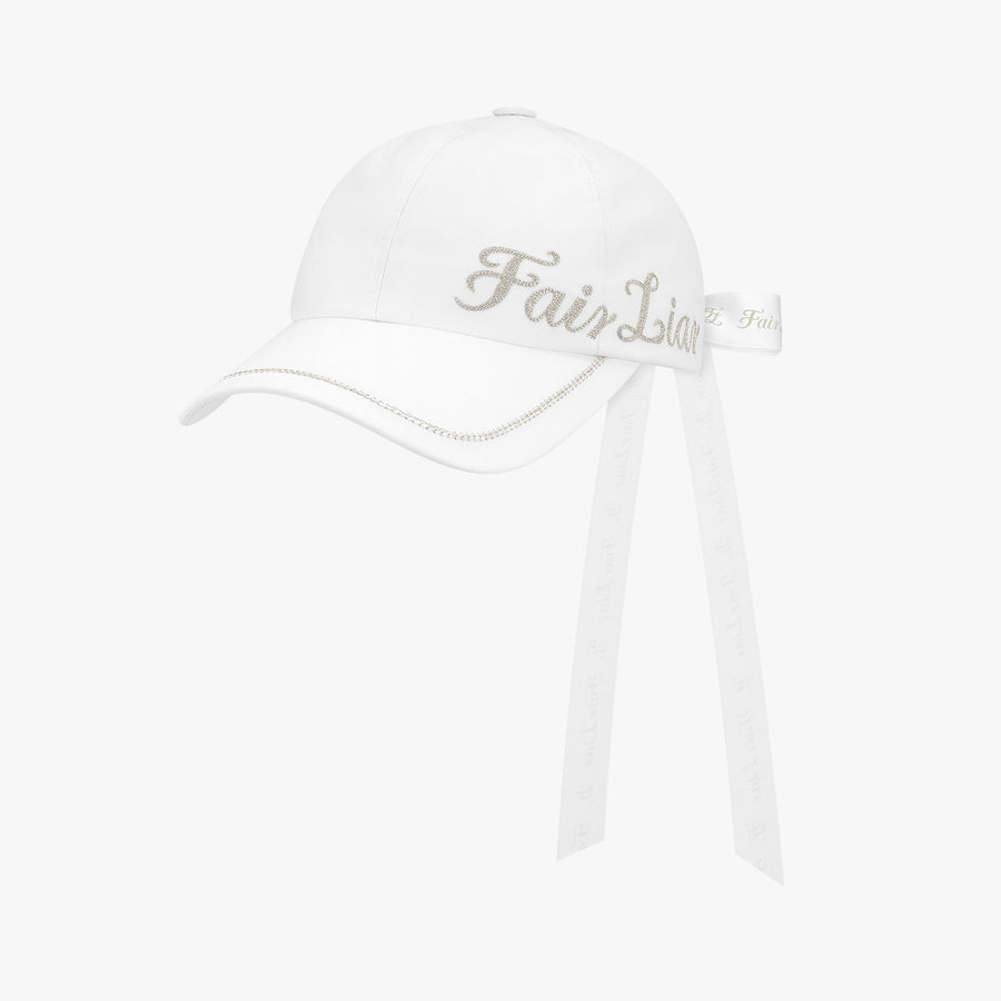 LOGO EMBROIDERY RIBBON CAP