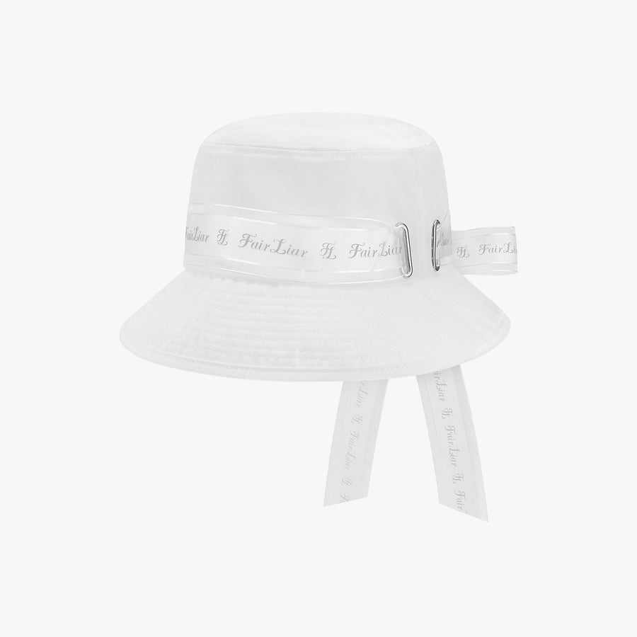 LOGO TAPE TRIM BUCKET HAT