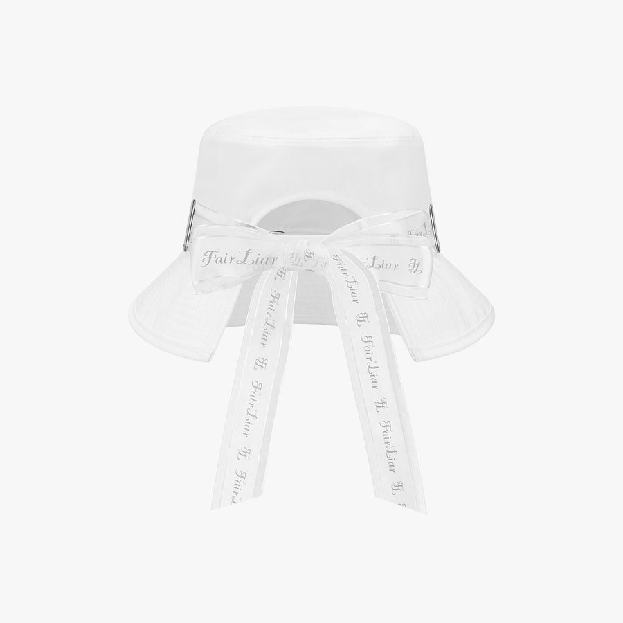 LOGO TAPE TRIM BUCKET HAT