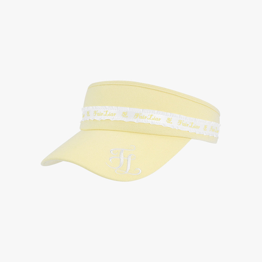 FRILL DECORATED VISOR