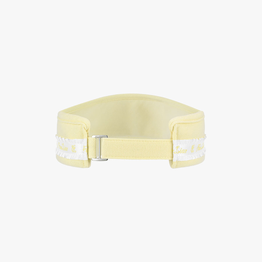 FRILL DECORATED VISOR