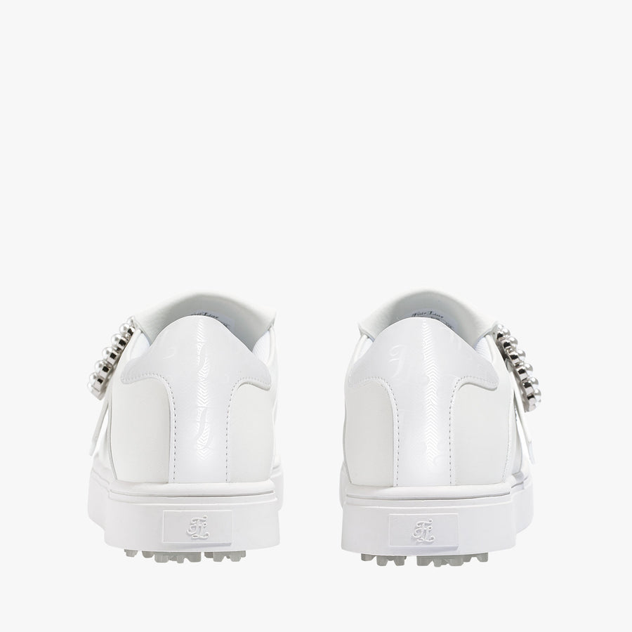 PEARL BUCKLE LOAFERS