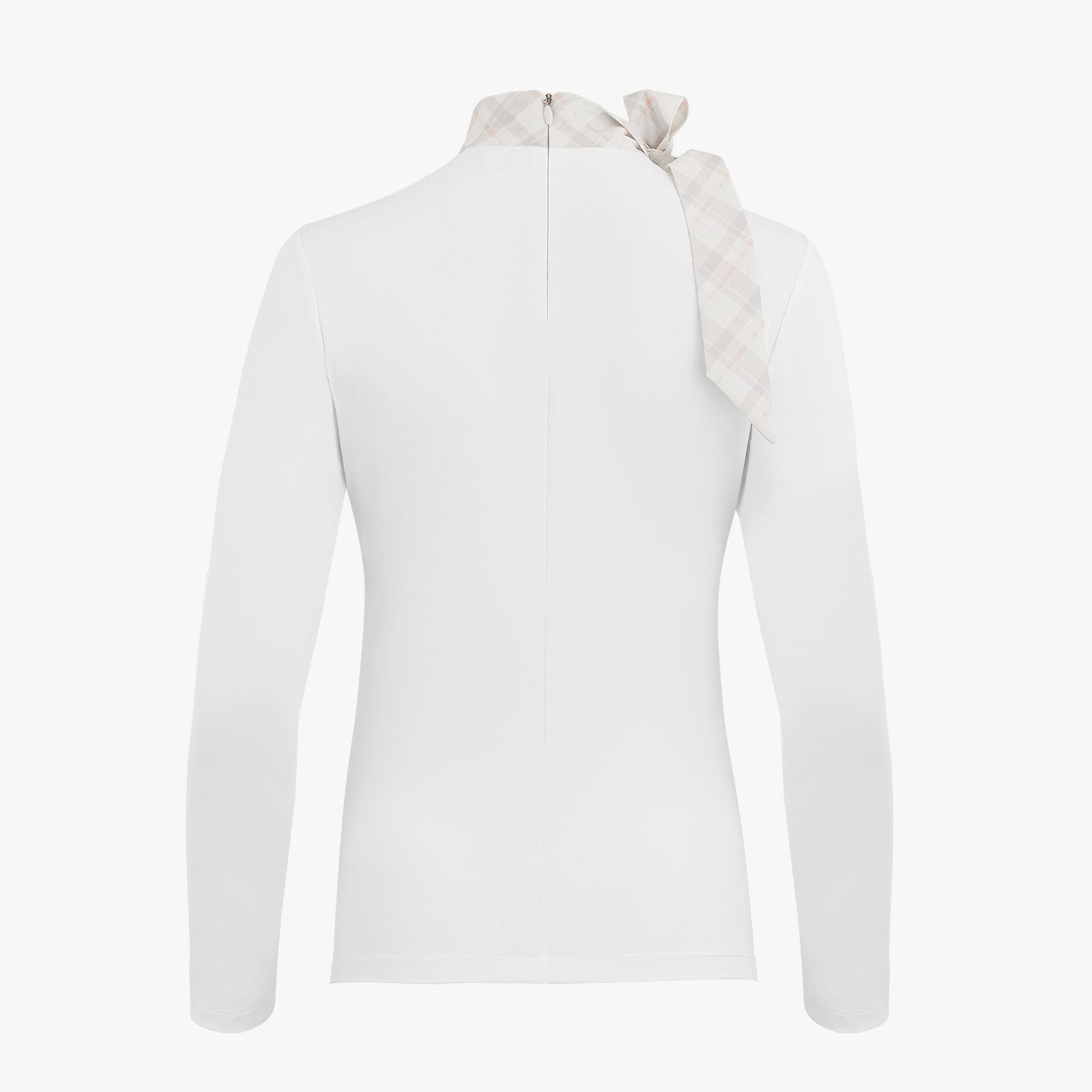 CHECK RIBBON ERI LONG SLEEVE T-SHIRT