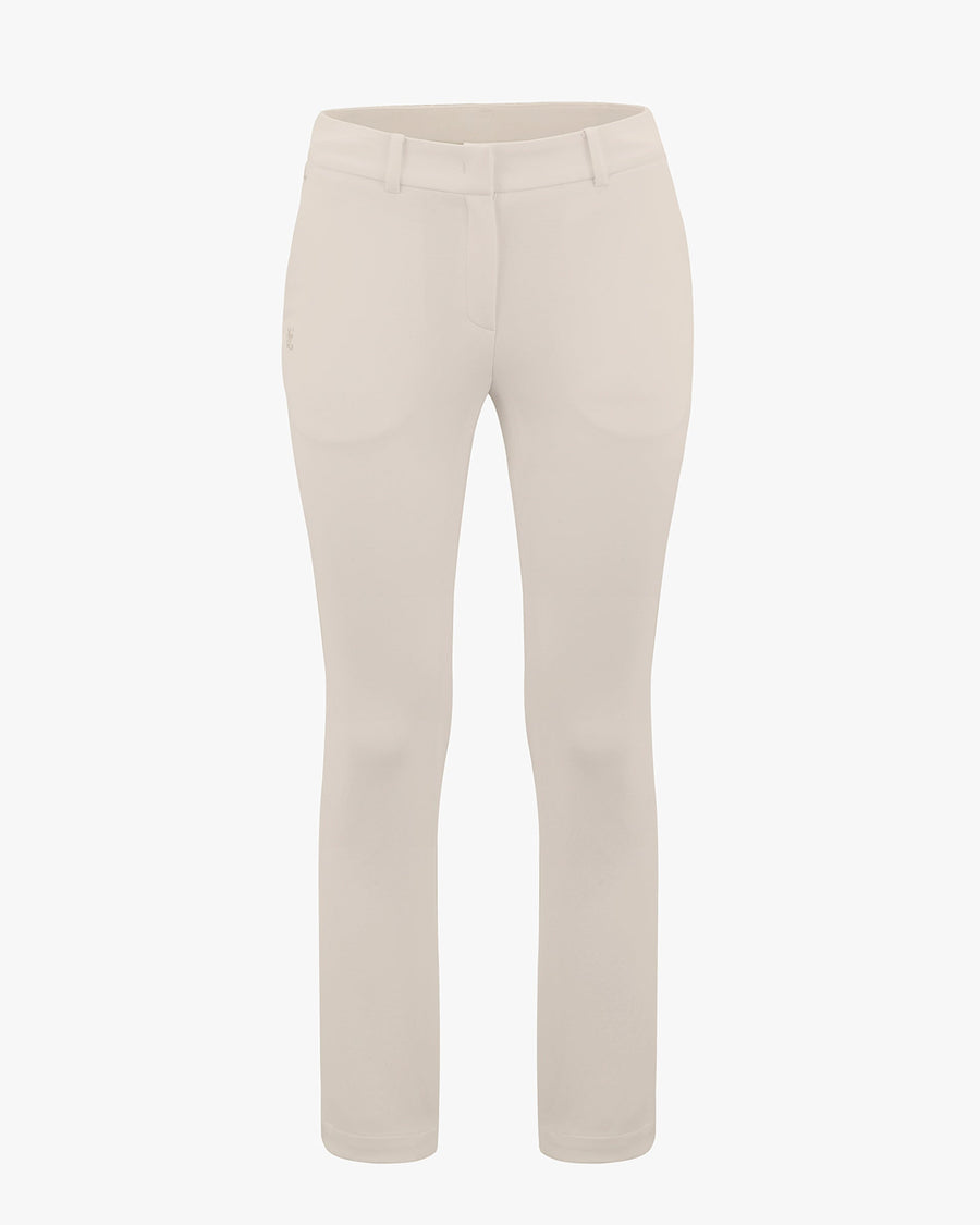 CROPPED SLIM STRAIGHT FIT PANTS